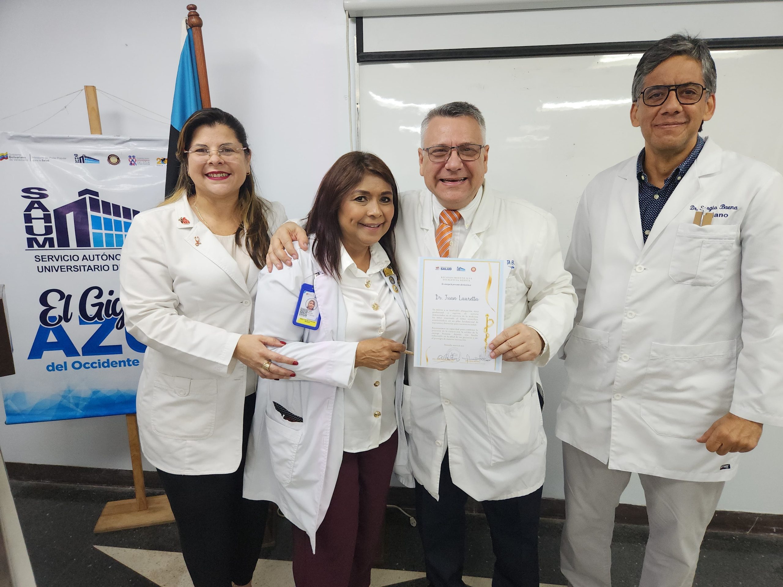 Excelencia médica en el SAHUM: Homenaje y entrega de reconocimientos