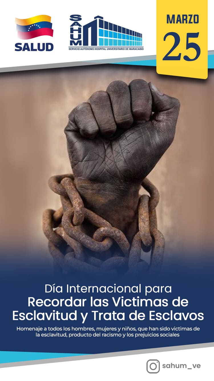 Día Mundial de Victimas de Esclavitud